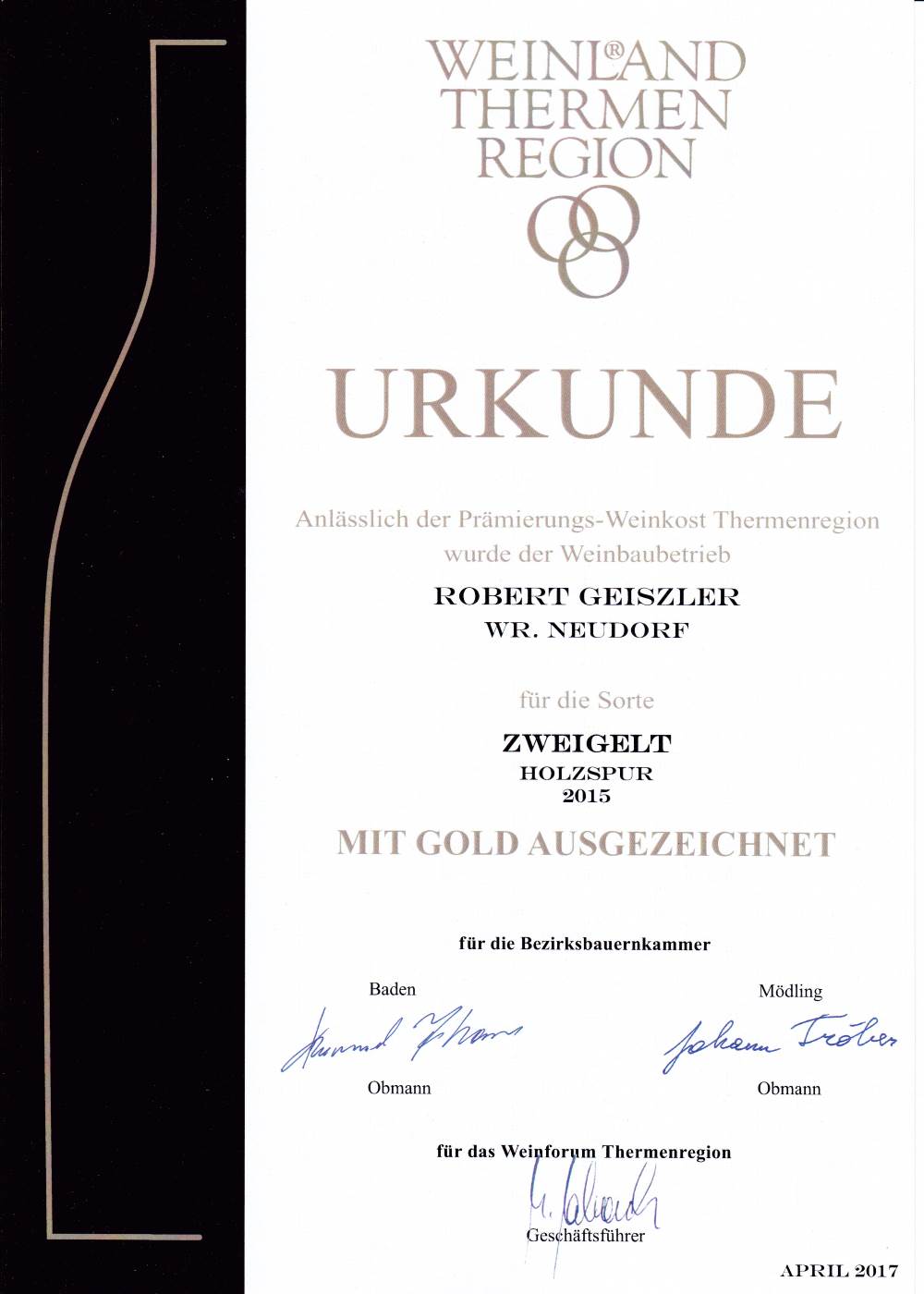 Weinauszeichnung